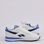 REEBOK CLASSIC LEATHER WHITE/BLUE/BLACK – Image 4