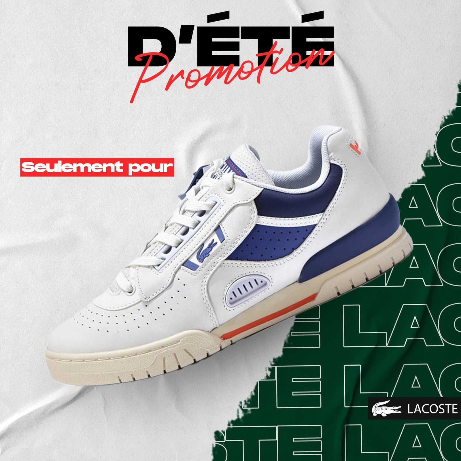 1000268592.jpg LACOSTE OFF WTH/NVY 746SMA0058WN1 – Image 1