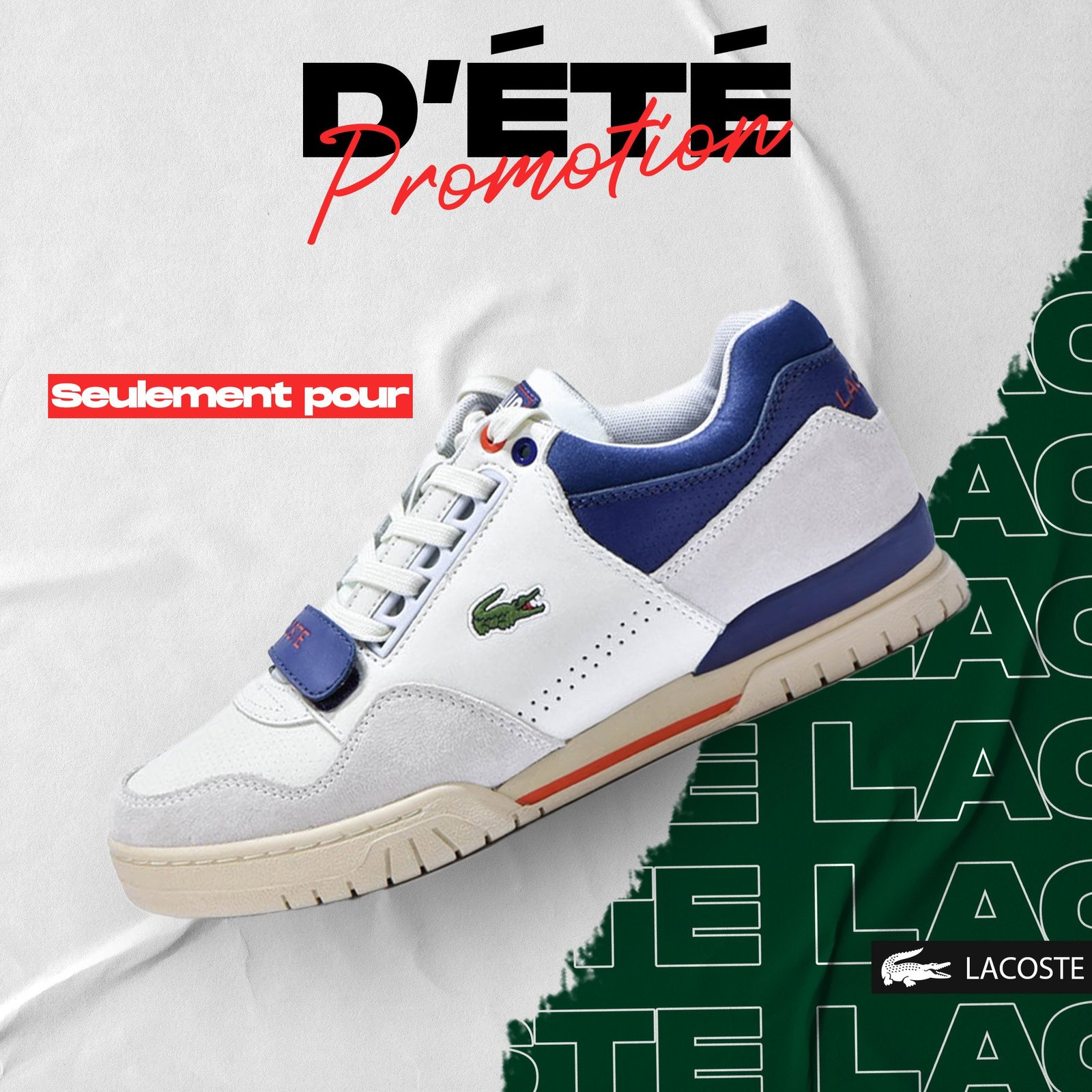 1000268599.jpg LACOSTE OFF WTH/NVY 746SMA0058WN1 – Image 1