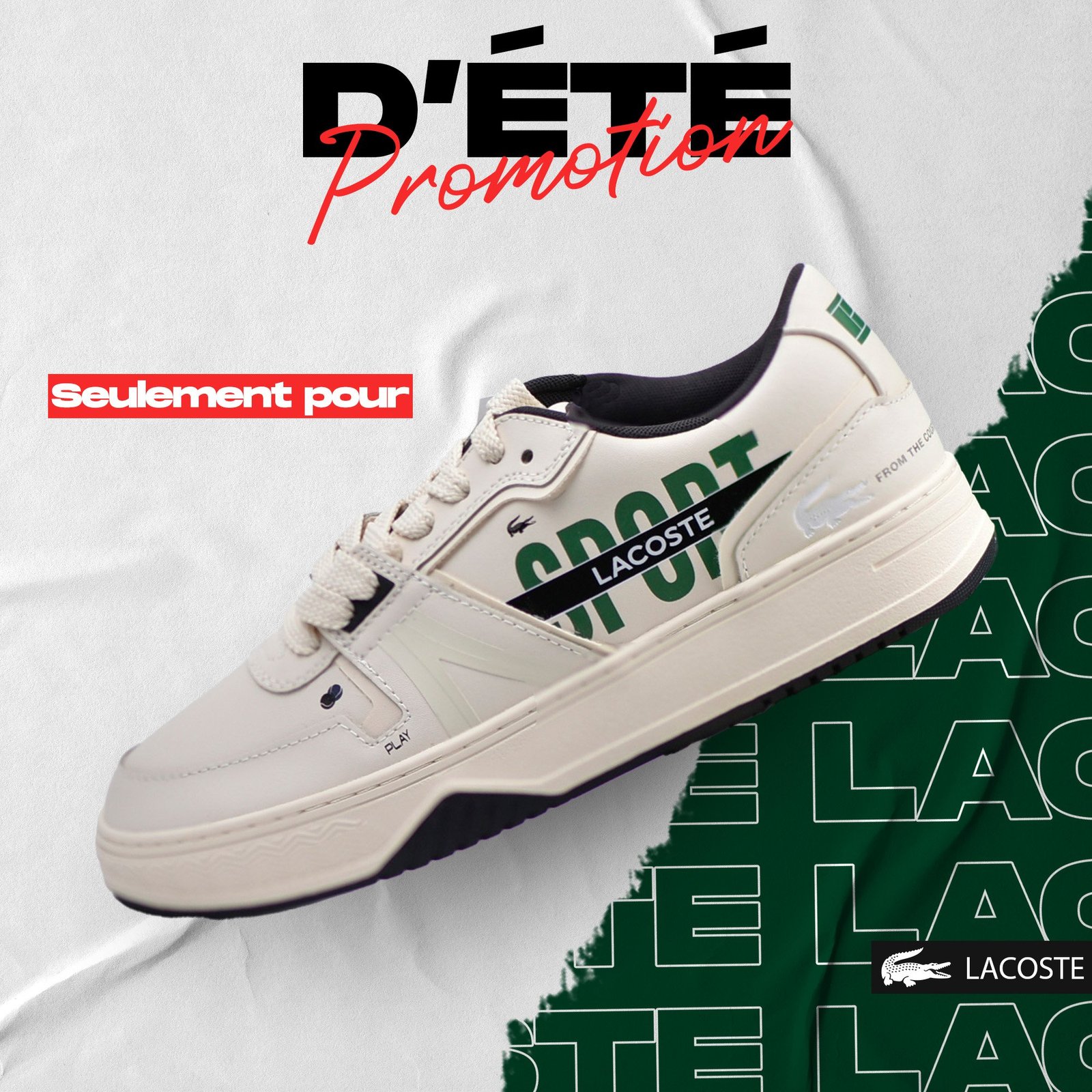 1000268605.jpg LACOSTE OFF WTH/BLK 746SMA00482G9 – Image 1