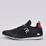 LACOSTE MANEVRA ELITE 0120 1 CMA BLK/RED TEXTILE – Image 4