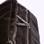 Sac à dos en cuir marron noirci – Image 8