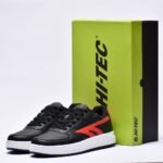HI TEC VARSITY COURT BLACK RED
