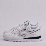 REEBOK CLASSIC LEATHER WHITE/WHITE/NAVY – Image 3