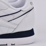 REEBOK CLASSIC LEATHER WHITE/WHITE/NAVY – Image 6